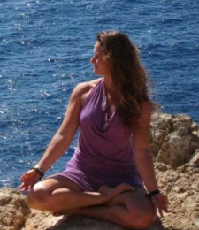 Yoga teacher Saskia Griffiths