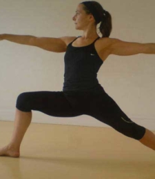 Yoga teacher Sophie Lewis