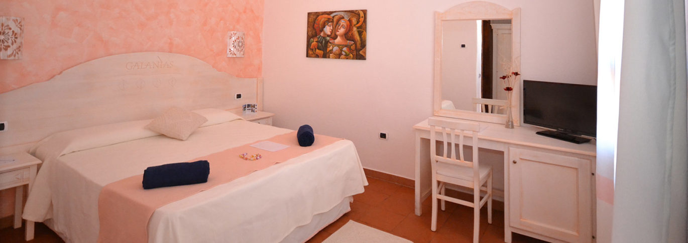 Bedroom at Galanias, Sardinia
