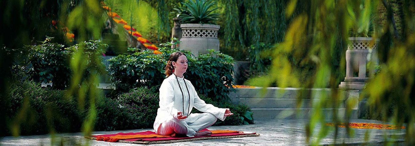 Meditation at Ananda India