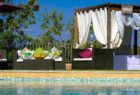 massage cabana and pool at Can Lluc