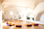Yoga studio at La Rosa Puglia